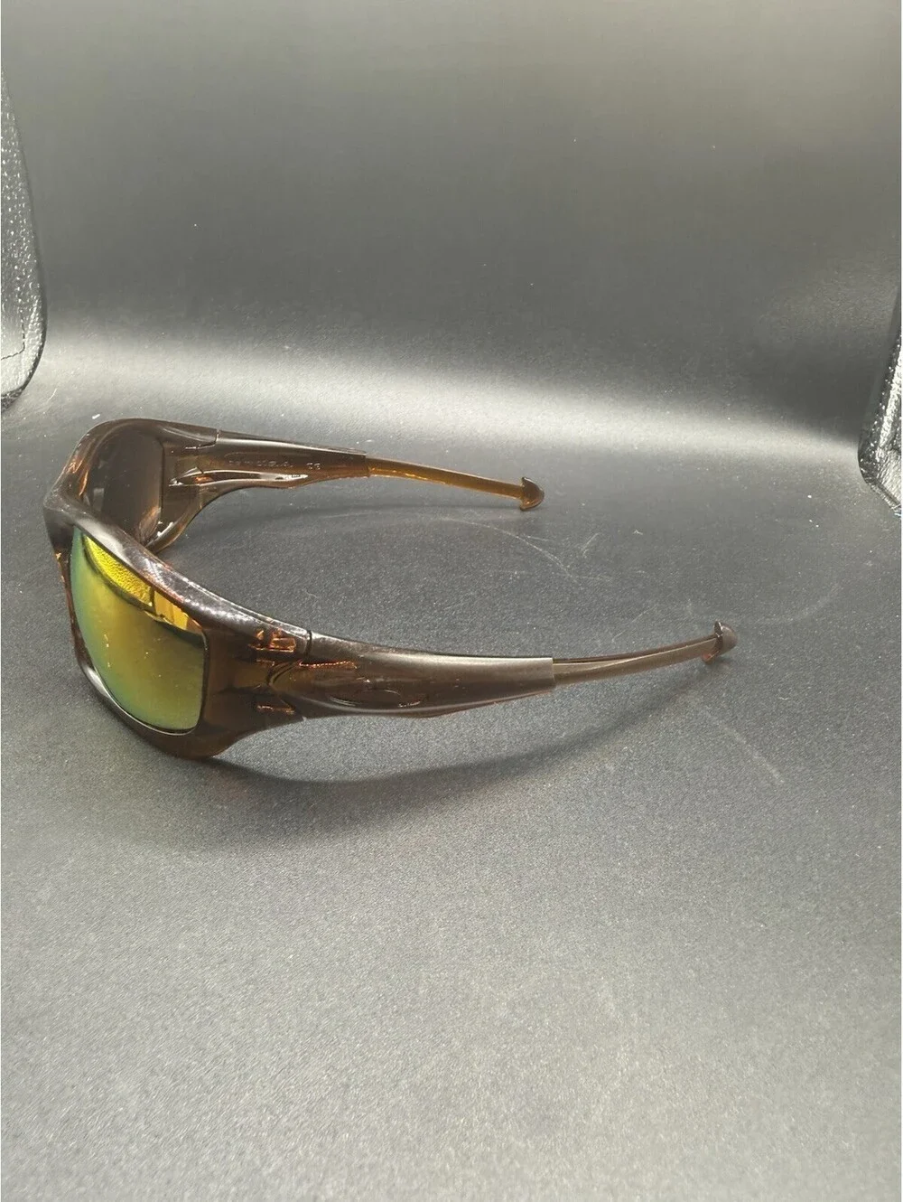 Oakley Pit Bull Polished Rootbeer/Fire Iridium Lenses